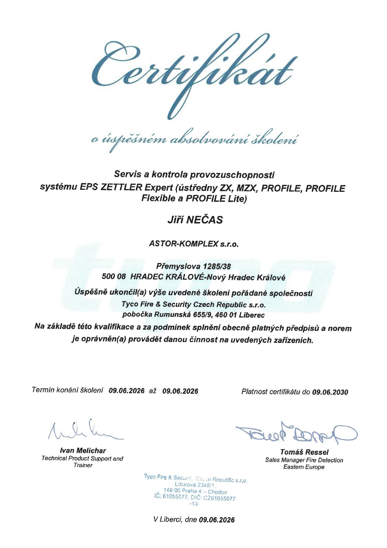 tyco-jiri-necas-platnost-do-2030-06-09